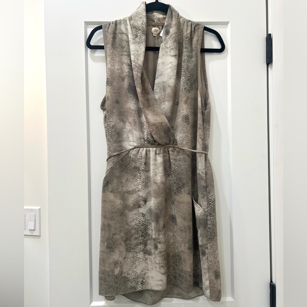 Wilfred Aritzia Sabine Dress Snake Print